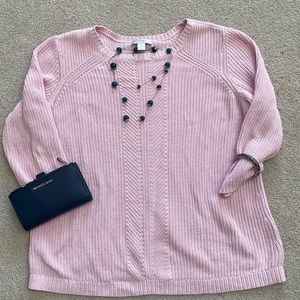 Pink sweater
